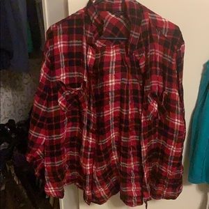 Red Flannel Long-sleeve Shirt